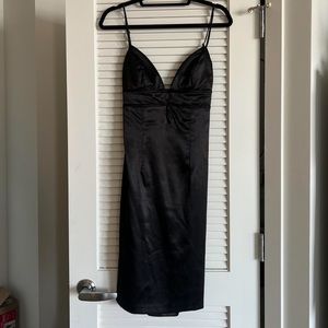 Vintage silk midi dress